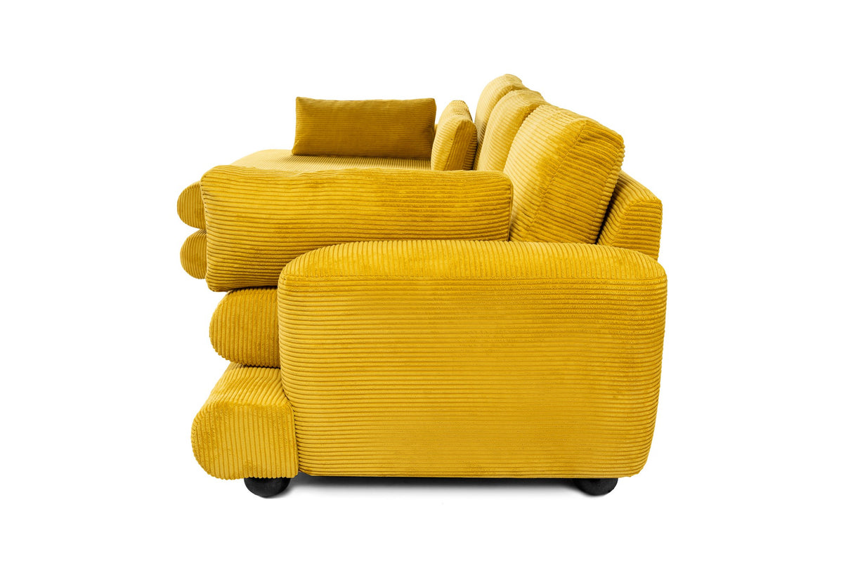 Ecksofa Left River Yellow