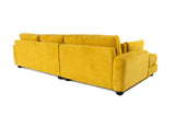 Ecksofa Left River Yellow