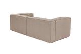 Modulare Sofa 2-Sitzer-Foren braun