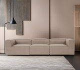 Modulare Sofa 3-Sitzer-Foren braun