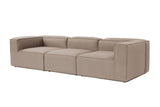 Modulare Sofa 3-Sitzer-Foren braun