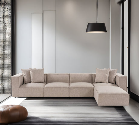 Ecksofa Sora Sandbeige