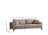 3-Sitzer-Sofa Astana Beige