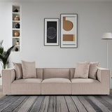 3-Sitzer-Sofa Sora Sandbeige