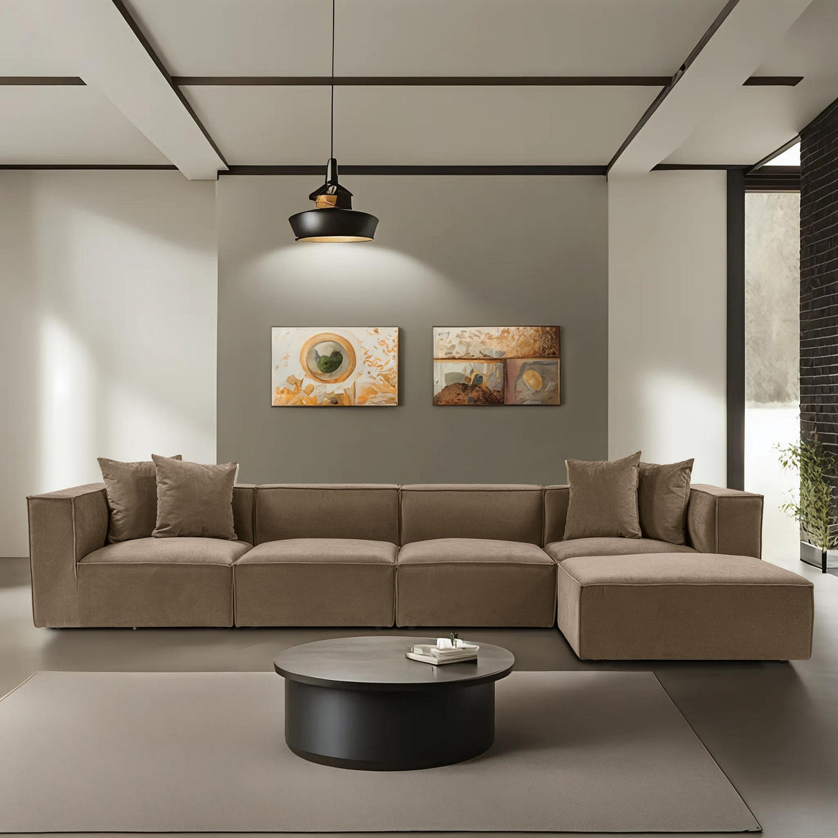 Ecksofa Sora Brown