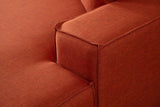 Ecksofa mit Schlaffunktion rechts Pirlo Orange