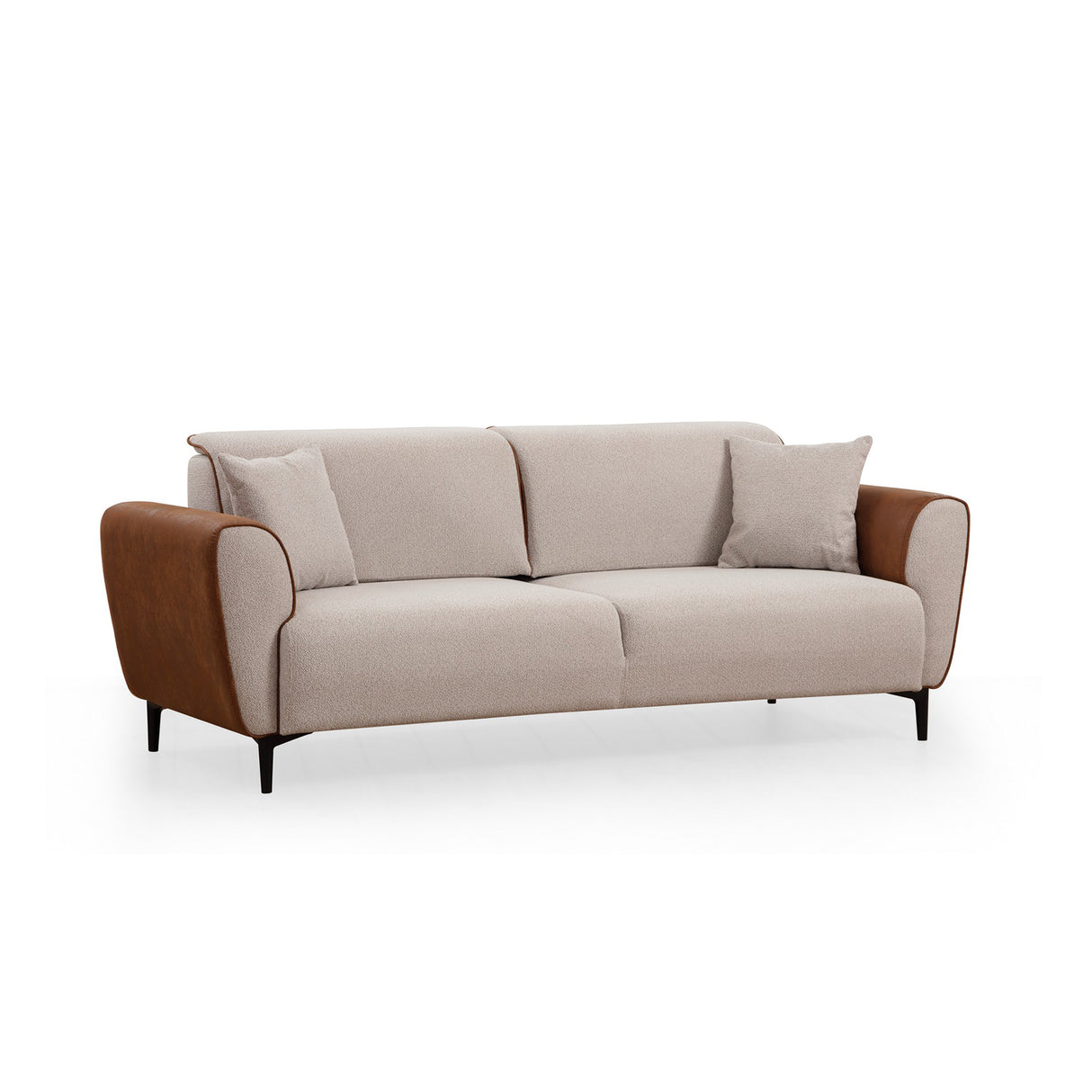 3-Sitzer-Schlafsofa Aren Beige Zimt