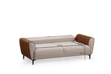 3-Sitzer-Schlafsofa Aren Beige Zimt