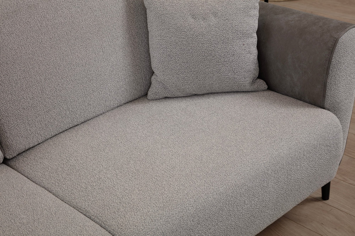 3-Sitzer-Schlafsofa Aren Grau