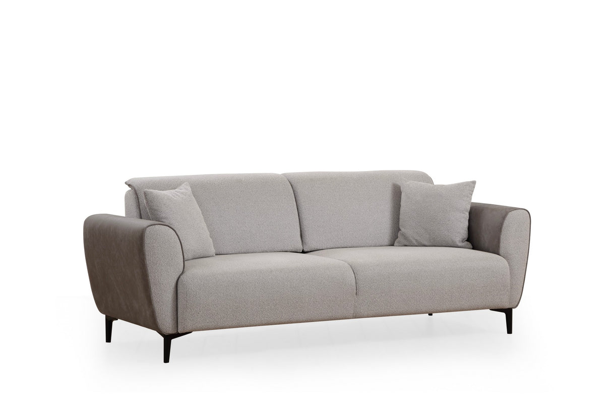 3-Sitzer-Schlafsofa Aren Grau