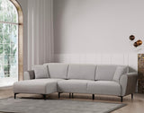 Ecksofa mit Schlaffunktion Links Aren Grey