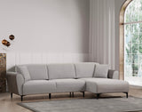 Ecksofa mit Schlaffunktion rechts Aren Grey