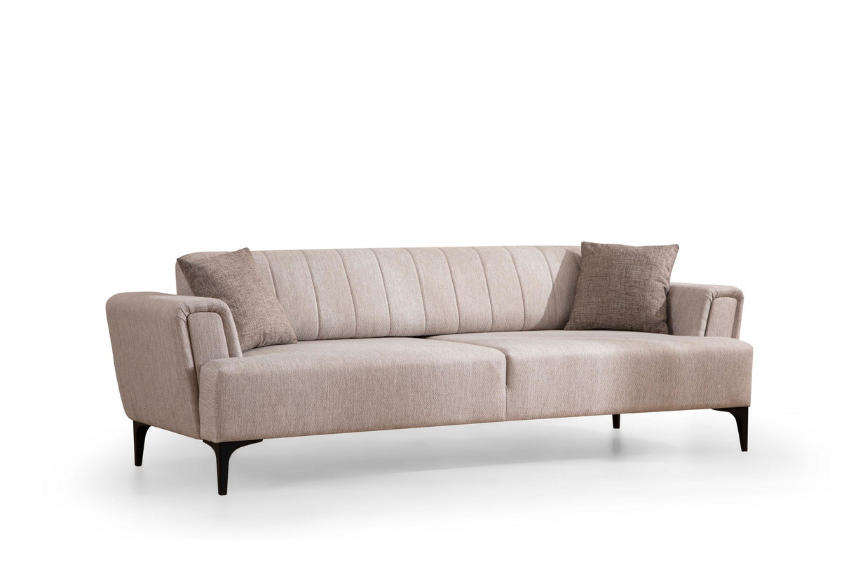 3-Sitzer-Schlafsofa Hamlet Beige