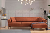 Ecksofa mit Schlaffunktion rechts Hamlet Tile Red