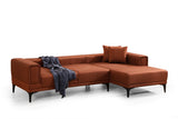 Ecksofa mit Schlaffunktion Right Horizon Tile Red