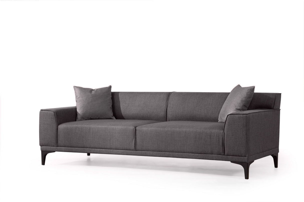 3-Sitzer-Sofa Petra Anthrazit