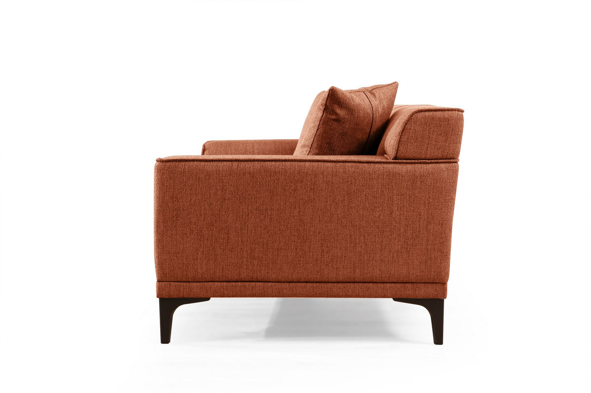 2-Sitzer-Sofa Petra Orange