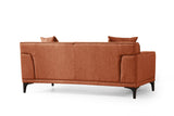 2-Sitzer-Sofa Petra Orange