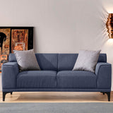 2-Sitzer-Sofa Petra Blau