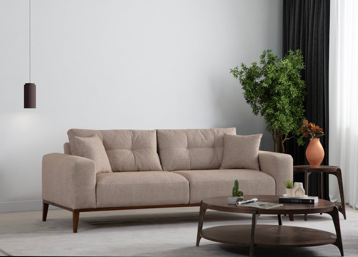 3-Sitzer-Schlafsofa Sinor Beige