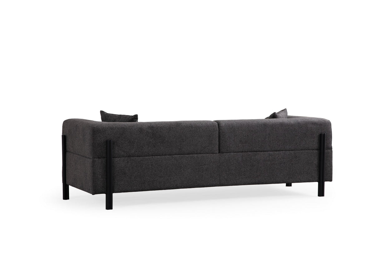 3-Sitzer-Sofa Gio Anthrazit