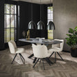 Esstische - Esstisch Mysha Dänisches Oval Melamin 180x90cm - Dimehouse