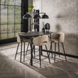 Bartische - Danish Oval Bartisch Jade 140 cm Schwarzer Keramik-Look - Dimehouse