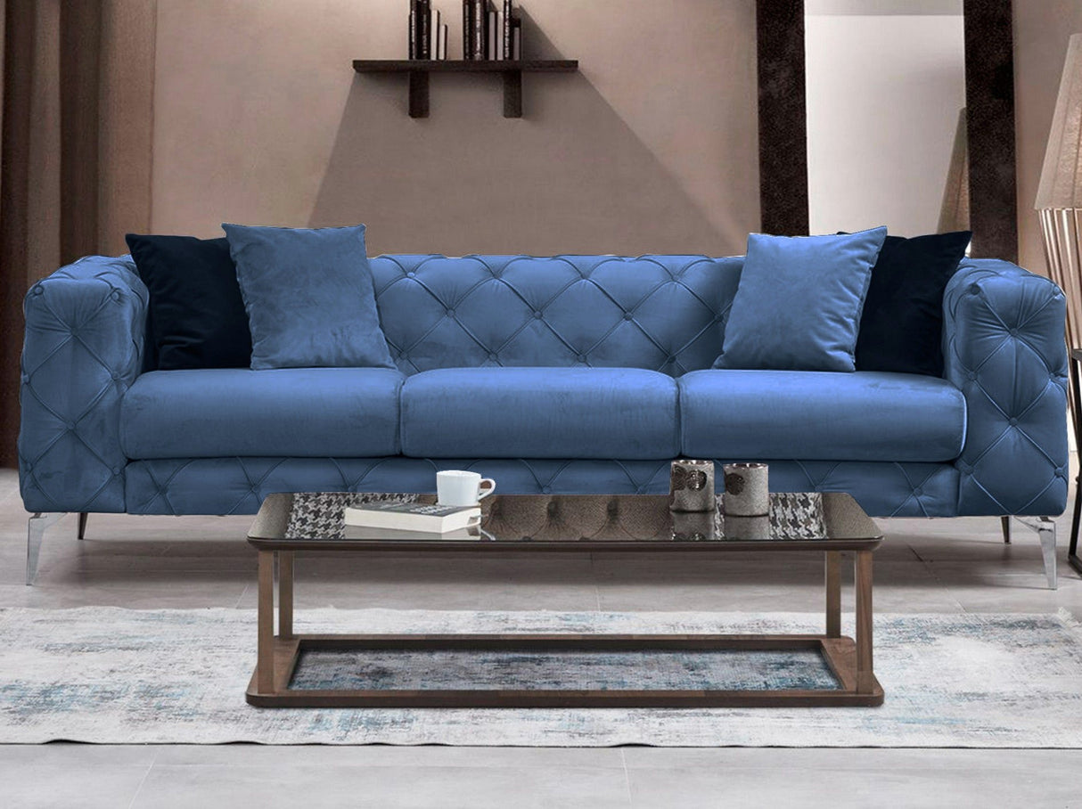 3-Sitzer-Sofa Como Blue