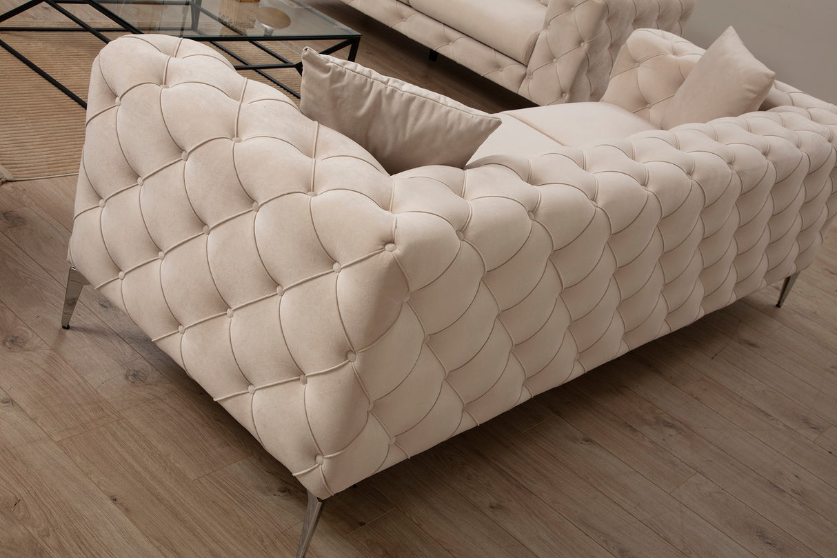 3-Sitzer-Sofa Como Ecru