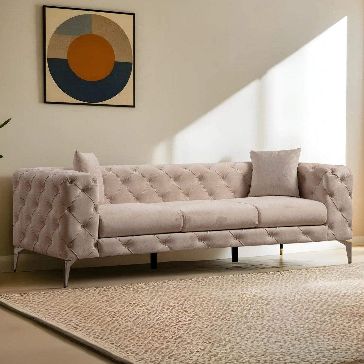 3-Sitzer-Sofa Como Ecru