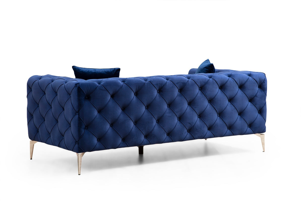 2-Sitzer-Sofa Como Marineblau