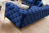 3-Sitzer-Sofa Como Marineblau