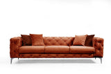 3-Sitzer-Sofa Como Orange