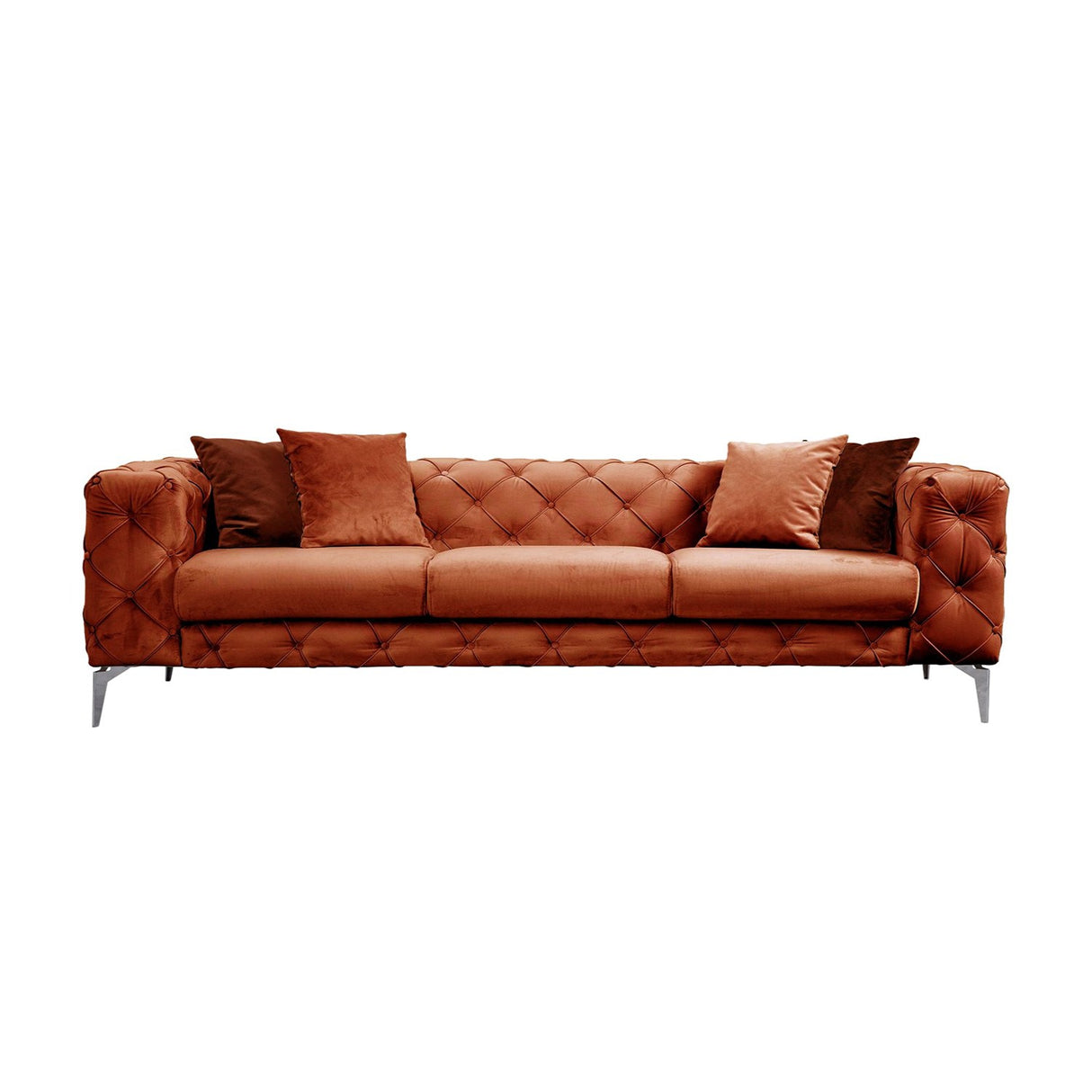 3-Sitzer-Sofa Como Orange