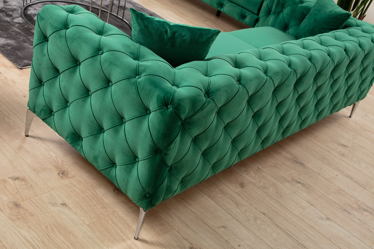 3-Sitzer-Sofa Como Green