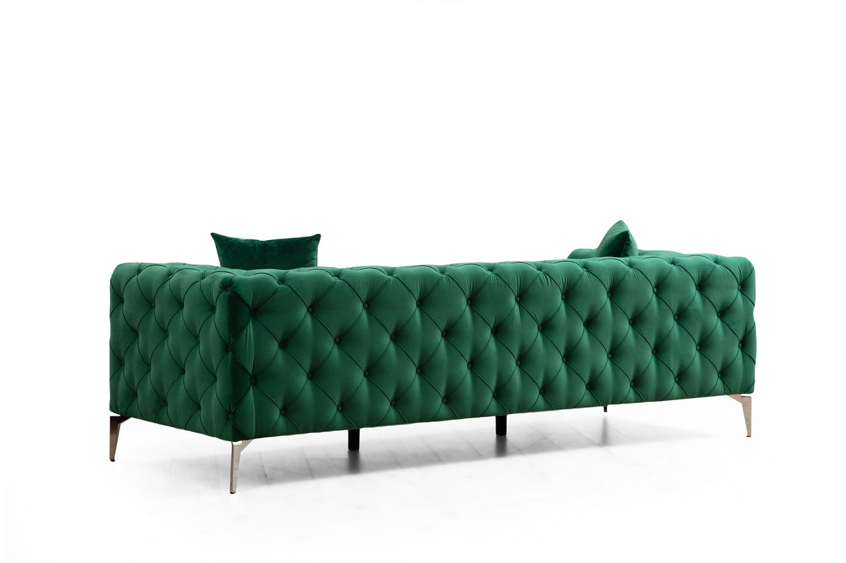 3-Sitzer-Sofa Como Green