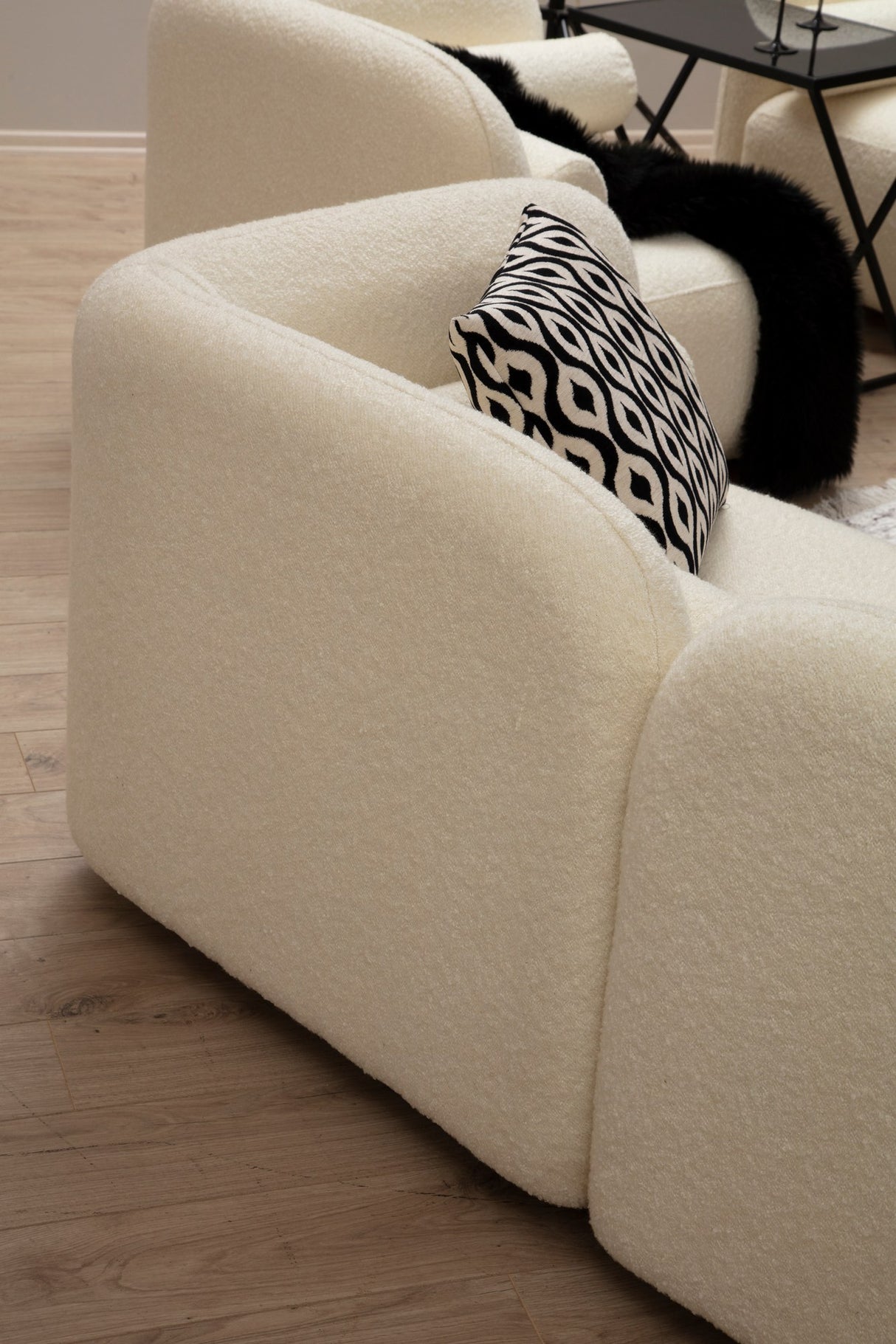 2-Sitzer-Sofa Victoria Creme