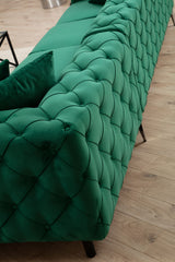 Ecksofa links Como Green