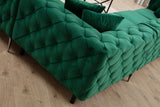 Ecksofa links Como Green