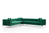 Ecksofa links Como Green