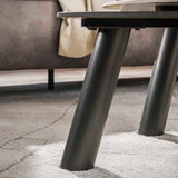 Arvo Twin Couchtisch-Set aus 2 Keramik Travertin 100x87 cm 