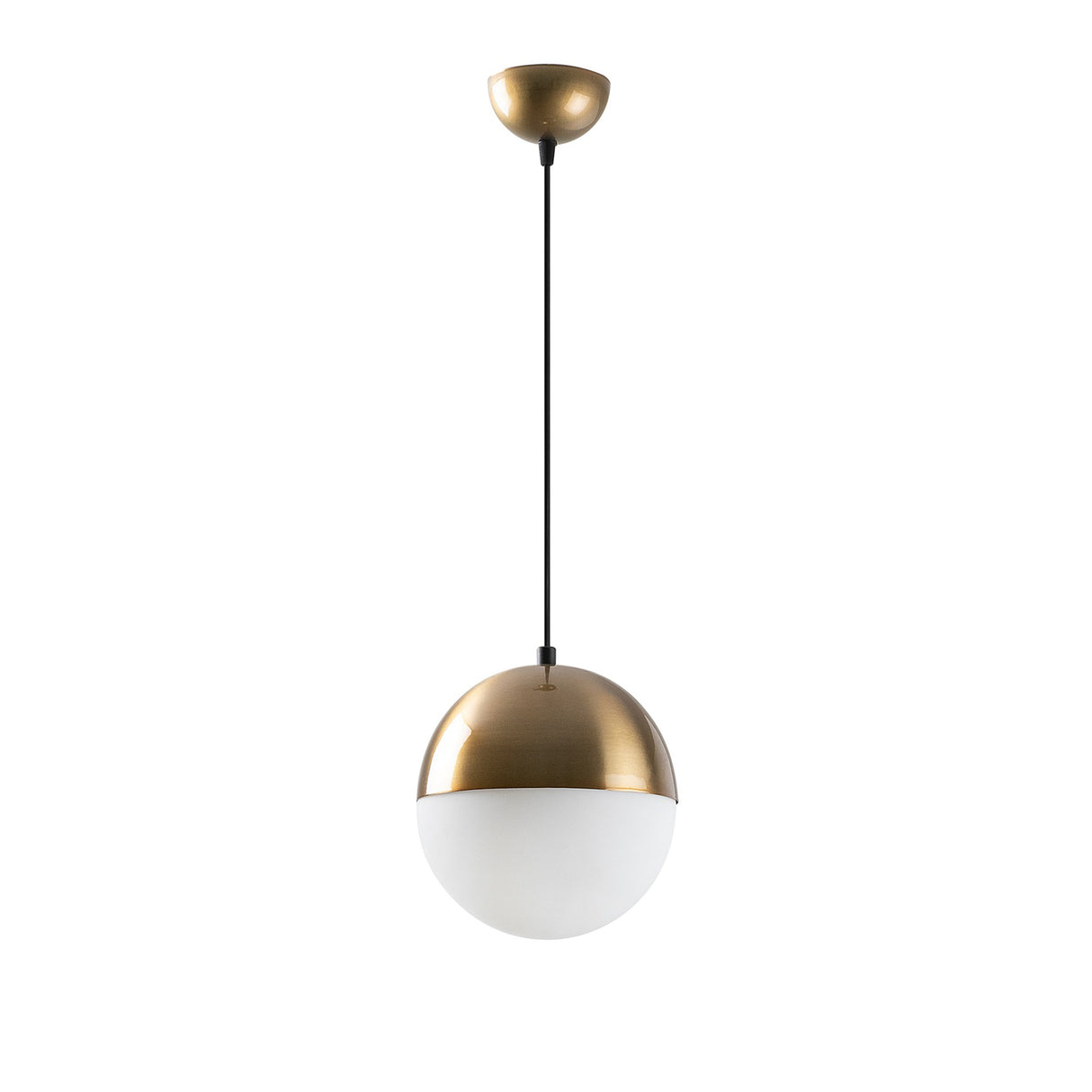 Hanglamp 1-lichts Wit Glas Regal