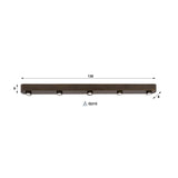 Deckenleuchte Bar 5-flammig Sienna Brown