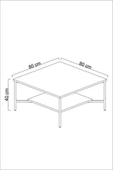 Meubelsets - Meubelset Wit - Goud - Gold Line - Salontafel + TV Meubel - Dimehouse