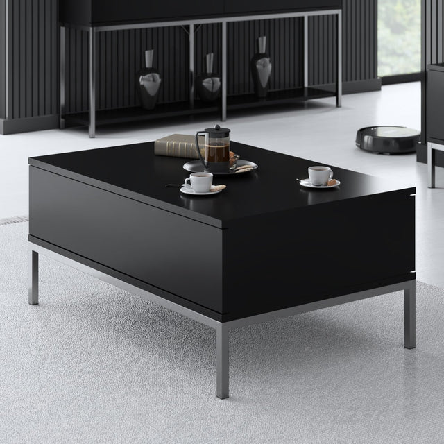 Rechteckig Couchtisch Black Lord 90x60