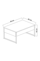 Travertin Luxus-Möbelset - Couchtisch + TV-Schrank + Luxus-Kommode - Schwarzer Rahmen