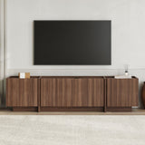 Lowen tv-meubel in Milano walnoot 180 cm Melamine gecoat houtcomposiet