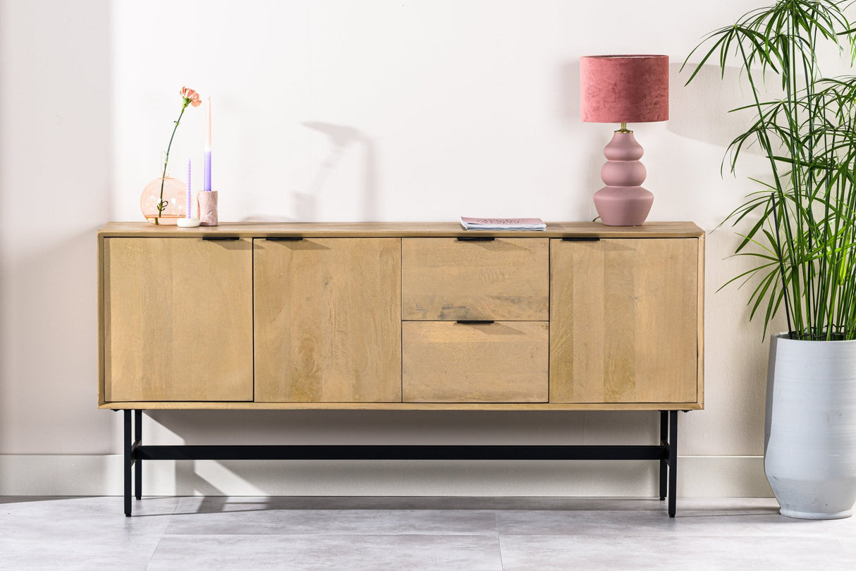 Sideboard Mangoholz Zayn 170x40x82 cm 