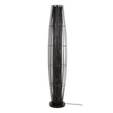 Stehlampe Liora 4-flammig Zylinder Mesh schwarz 150 cm 