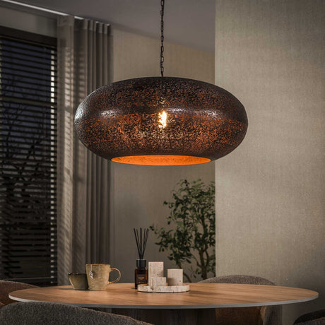 Hanglamp - Hanglamp 1 - lichts antiek koper Chase Ø68 cm - Dimehouse